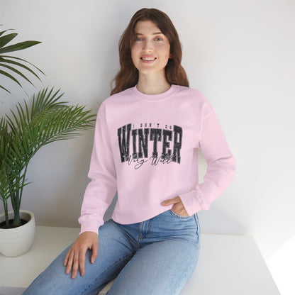 Winter Vibes Sweatshirt | Cozy Unisex Crewneck for Cold Days, Gift for Him/Her, Winter Fashion, Casual Comfort, Holiday Apparel