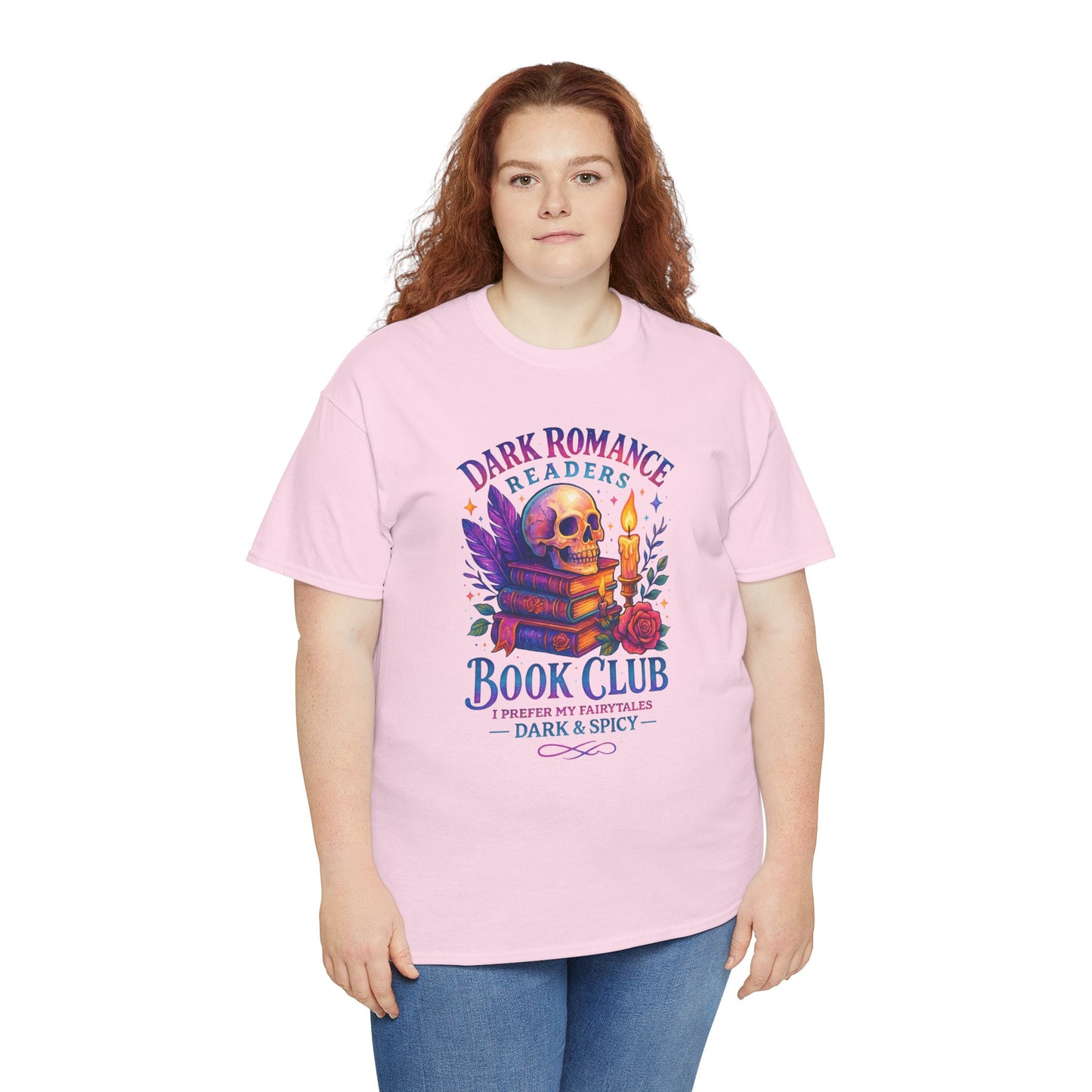 Dark Romance Book Club Tee, Unisex Cotton Graphic Tee, Ideal Gift for Readers, Cozy Bookworm Apparel, Great for Book Lovers, Nerdy T-Shirt