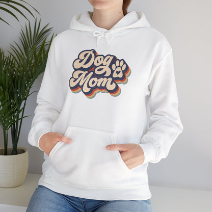 Dog Mom Hoodie - Cozy Sweatshirt for Dog Lovers, Gift for Pet Owners, Casual Wear, Birthday Present, Animal Lover Apparel