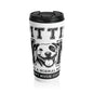 Pittie Mom Travel Mug - Perfect for Pet Owners, On-the-Go Coffee, Gifts for Dog Moms, Birthday Surprises, and Pet-Themed Events