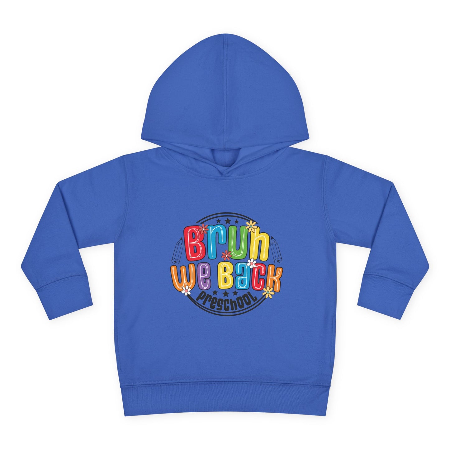 Colorful Preschool Hoodie with "Brun We Back" Design - Toddler Pullover Fleece, Kids Winter Wear, Back to School, Gift for Little [...]