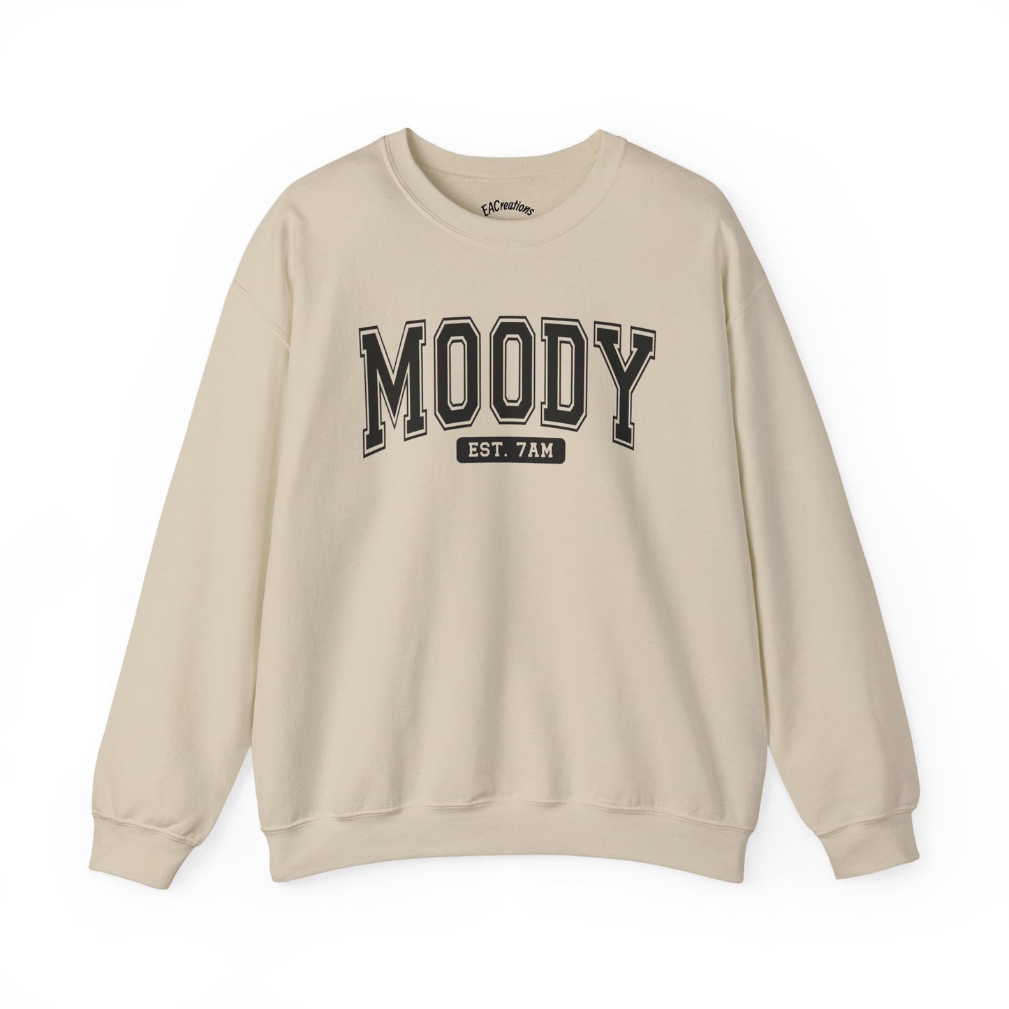 Moody Crewneck Sweatshirt for Every Mood, Cozy Layer for Fall, Gift for Friends, Casual Style, Unisex Fashion
