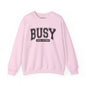 Busy Doing Nothing Crewneck Sweatshirt, Relaxation Fashion, Cozy Gift for Her, Lazy Day Apparel, Perfect for Weekends, Gift for Friends