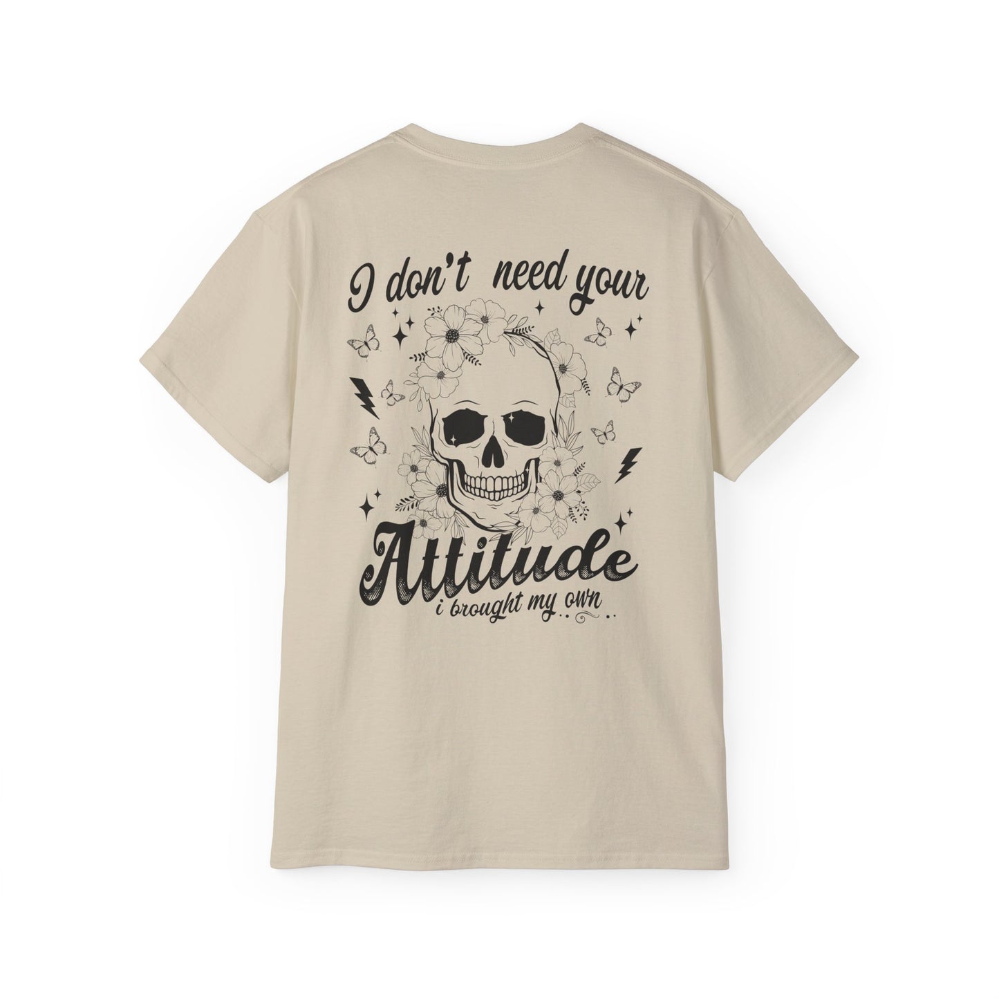 Stylish Attitude Tee with Skull Design, Perfect Gift for Friends, Great for Casual Outings, Attitude T-Shirt, Unisex Graphic Tee, [...]