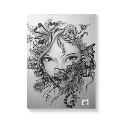 Elegant Softcover Journal, Daily Writing Notebook, Floral Design Journal, Gift for Writers, Unique Art Journal, 2025 Planner