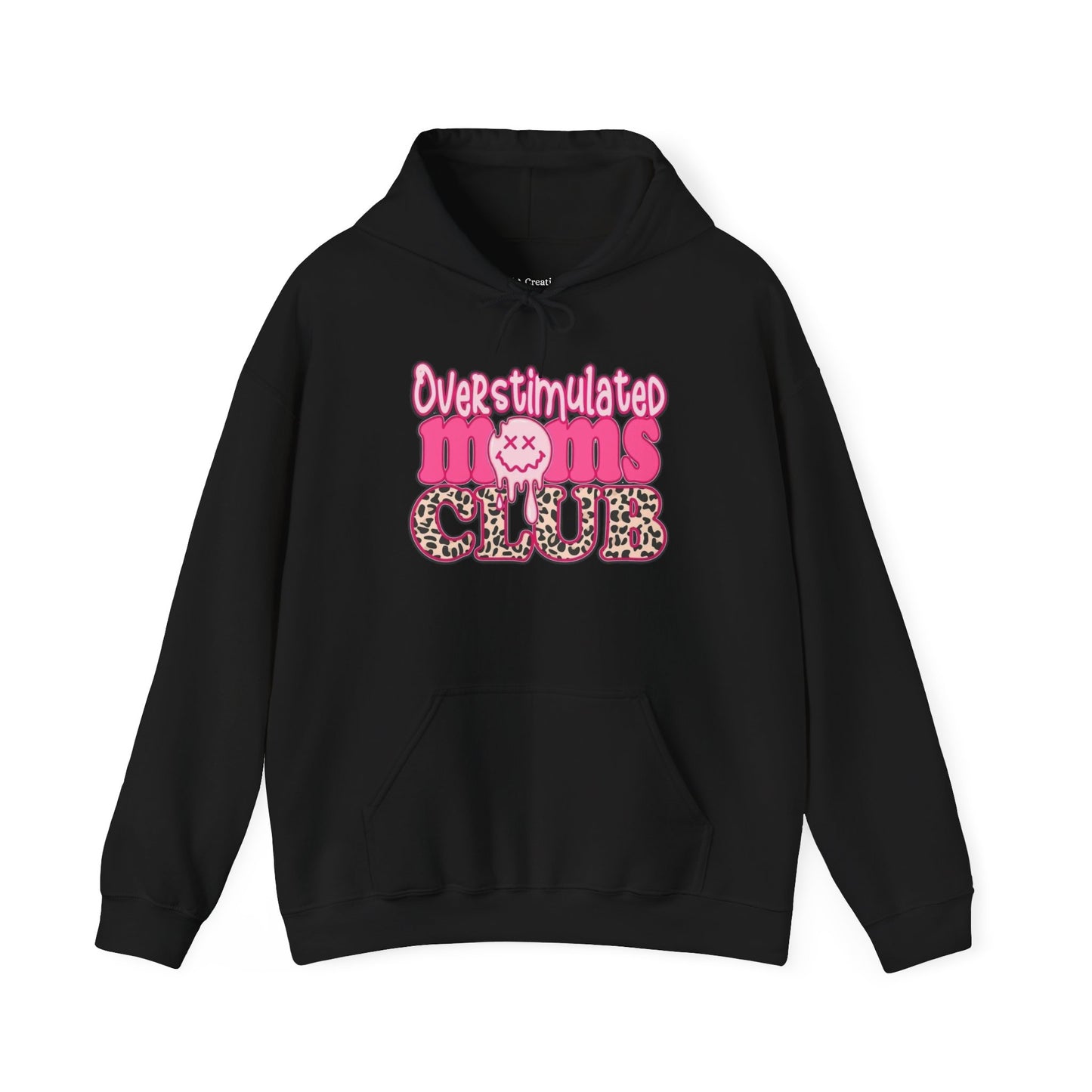 Overstimulated Moms Club Hoodie, Cozy Parenthood Sweatshirt, Gifts for Moms, Relaxation Wear, Fun Mom Apparel, Baby Shower Gift