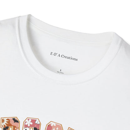 Spooky Season Unisex Softstyle T-Shirt, Halloween Tee, Fall Apparel, Casual Wear, Graphic T-Shirt, Gift for Halloween Lovers