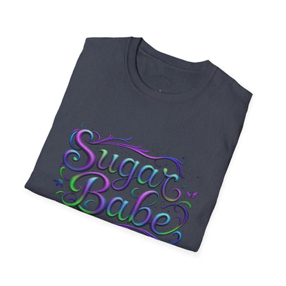 Sugar Babe Unisex Softstyle T-Shirt, Cute Graphic Tee, Casual Wear, Gift for Her, Spring Fashion, Trendy Top