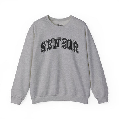 2026 Senior Crewneck Sweatshirt, Unisex Graduation Sweatshirt, Class of 2026 Sweatshirt, Senior Year Apparel, Comfy Graduation Gift