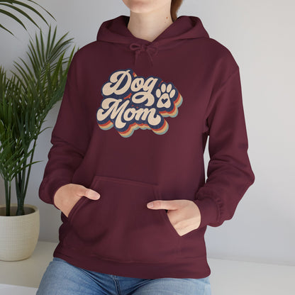 Dog Mom Hoodie - Cozy Sweatshirt for Dog Lovers, Gift for Pet Owners, Casual Wear, Birthday Present, Animal Lover Apparel