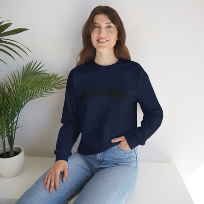 Sophomore Unisex Crewneck Sweatshirt, College Apparel, Graduation Gifts, Back to School Outfit, Cozy Casualwear, Trendy Sweatshirt