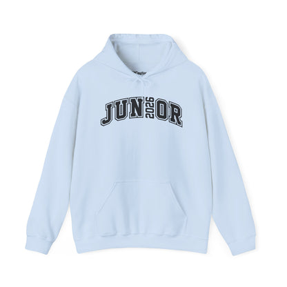 Junior 2026 Sweatshirt, Unisex Graduation Hoodie, Gift for Graduates, Casual College Apparel, Trendy Class of 2026 Hoodie
