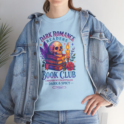 Dark Romance Book Club Tee, Unisex Cotton Graphic Tee, Ideal Gift for Readers, Cozy Bookworm Apparel, Great for Book Lovers, Nerdy T-Shirt