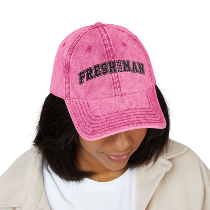 Vintage Embroidered Cap - Freshman 2023 Hat, Casual Summer Accessory, Trendy Gift for Students, College Essentials, Graduation Cap