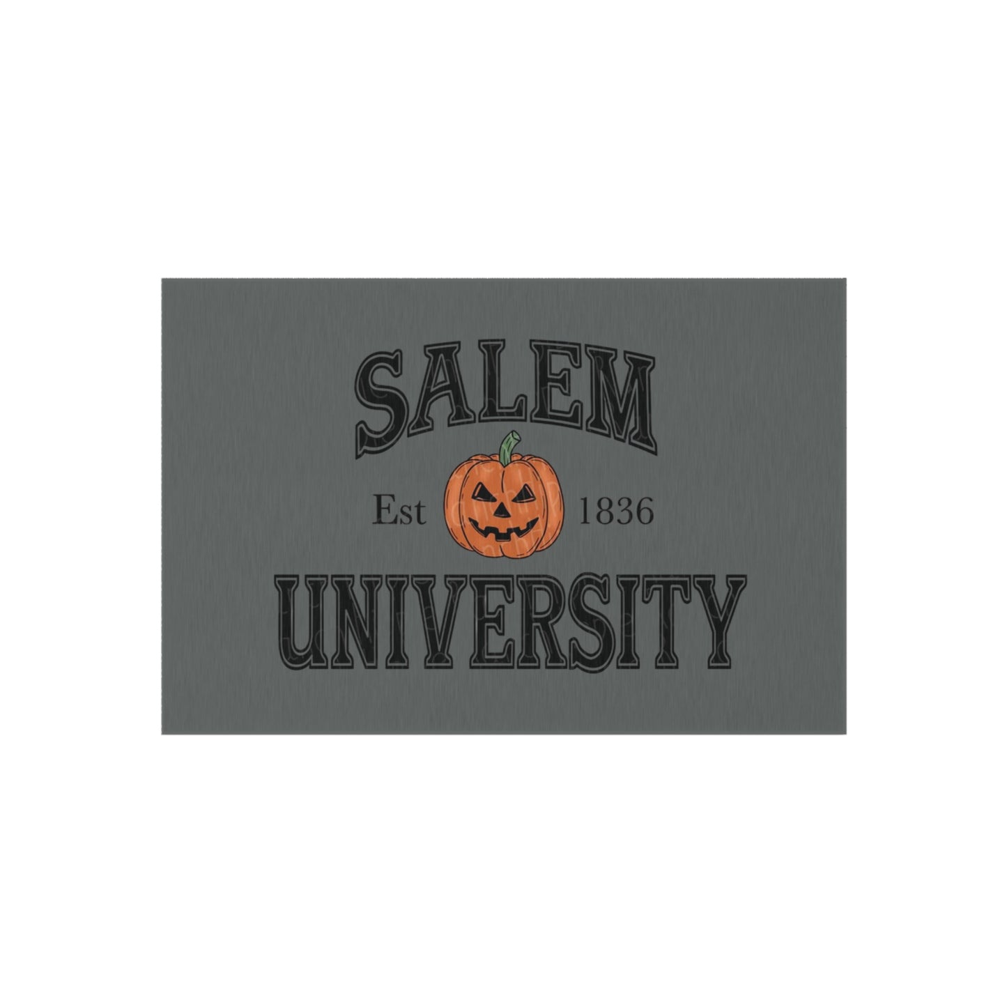 Halloween Outdoor Rug, Salem University Decor, Fall Entrance Mat, Pumpkin Welcome Mat, Outdoor Halloween Decoration