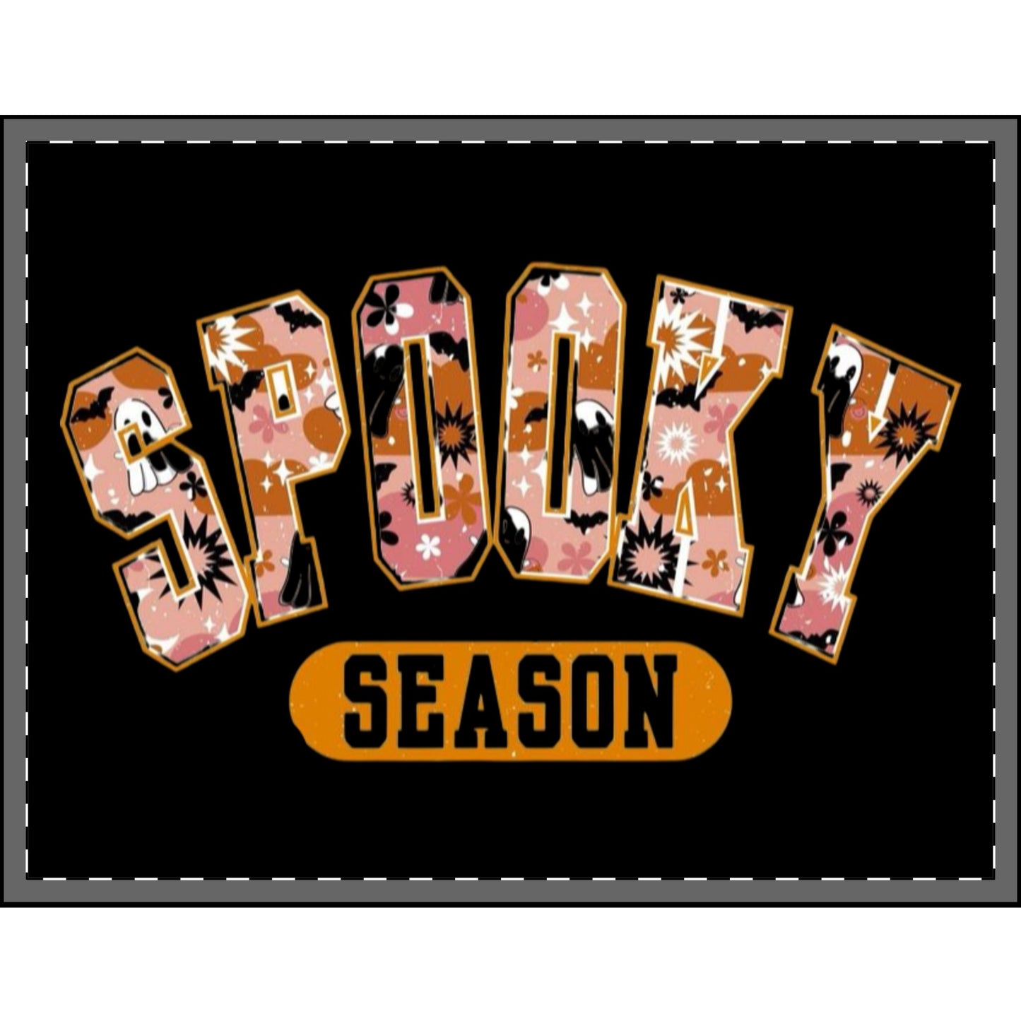 Spooky Season Velveteen Plush Blanket, Cozy Fall Decor, Halloween Gift, Soft Throw for Autumn Nights, Unique Snuggle Blanket