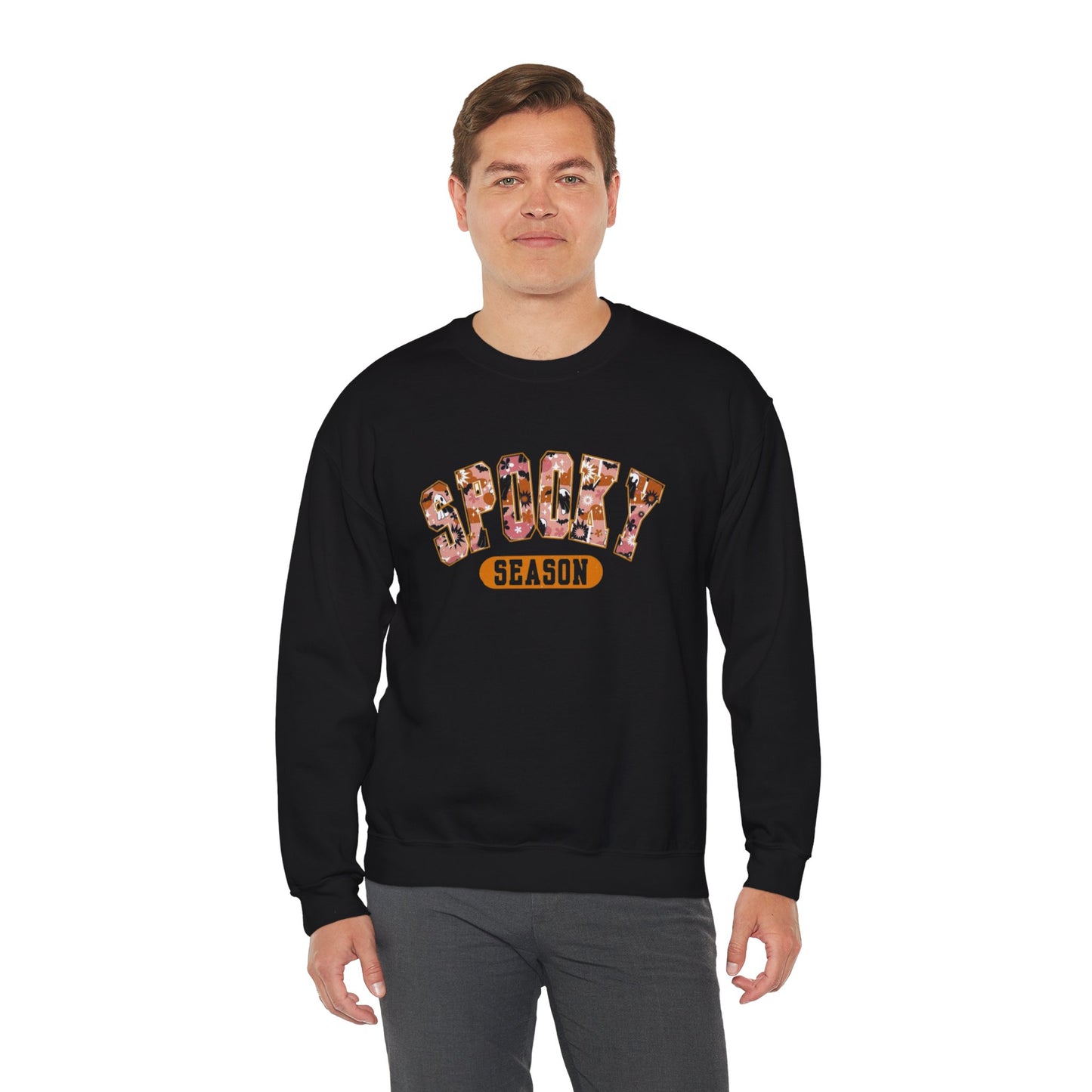 Spooky Season Crewneck Sweatshirt, Halloween Apparel, Cozy Unisex Sweatshirt, Fall Fashion, Halloween Gift