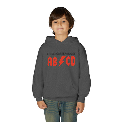 Kindergarten Rocks ABCD Youth Heavy Blend Hooded Sweatshirt