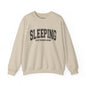 Cozy Unisex Crewneck Sweatshirt - Sleeping is My Favorite Sport, Relaxed Style, Perfect Gift, Lounge Wear, Sleep Lovers