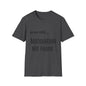 Funny Error 404 T-Shirt, Perfect Gift for Motivational Speakers, Humorous Apparel, Casual Wear, Techie Gift, Unisex Tee