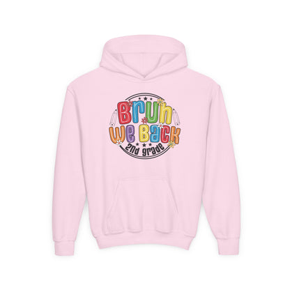 Brightly Colored Youth Hoodie for Back to School, Grade Celebration, Fun Gift for Students, Cozy Sweatshirt