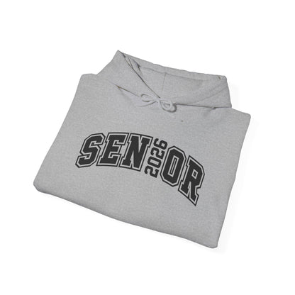 Senior Year 2026 Hoodie, Unisex Sweatshirt for Graduates, Custom Graduation Gift, School Spirit Wear, Cozy Outfit for Celebrations