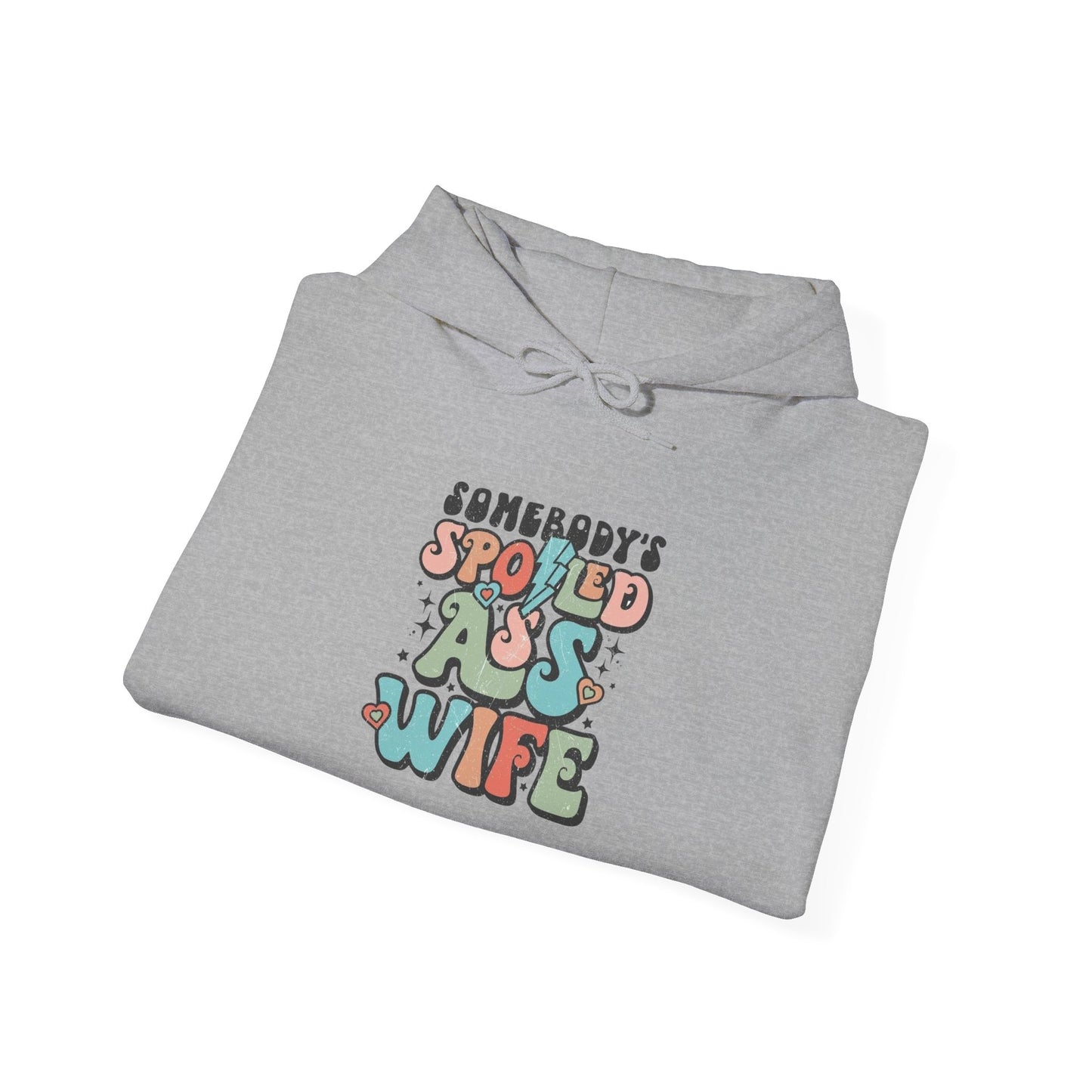 Somebody's Spoiled Wife Hoodie, Fun and Cozy Sweatshirt, Perfect Gift for Wives, Casual Wear, Anniversary, Birthday Gift