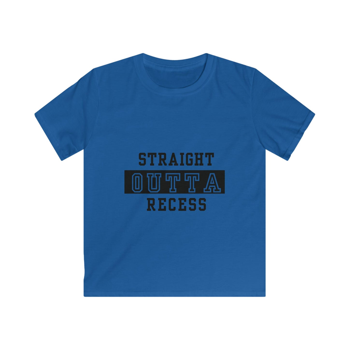 Straight Outta Recess, Fun Kids Shirt, School Spirit Tee, Playful Gift for Children, Back to School Apparel