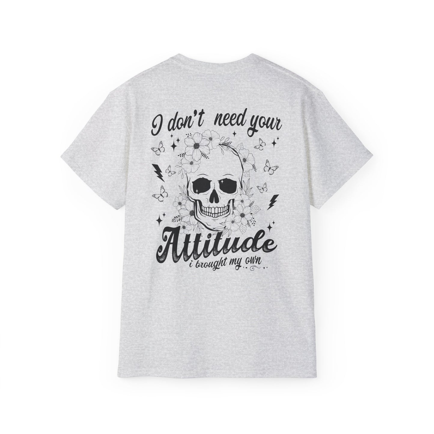 Stylish Attitude Tee with Skull Design, Perfect Gift for Friends, Great for Casual Outings, Attitude T-Shirt, Unisex Graphic Tee, [...]