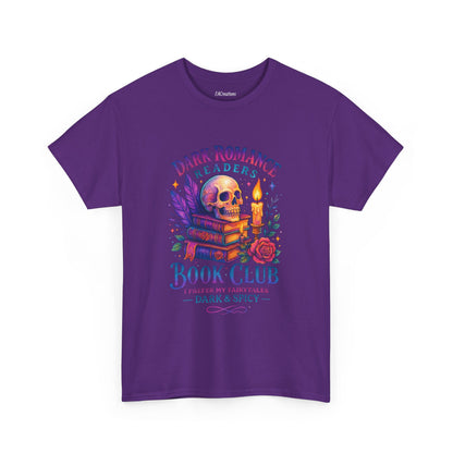 Dark Romance Book Club Tee, Unisex Cotton Graphic Tee, Ideal Gift for Readers, Cozy Bookworm Apparel, Great for Book Lovers, Nerdy T-Shirt