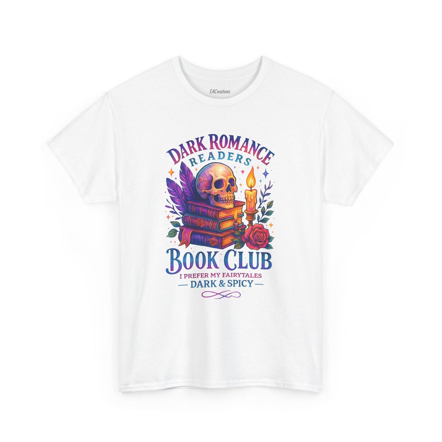 Dark Romance Book Club Tee, Unisex Cotton Graphic Tee, Ideal Gift for Readers, Cozy Bookworm Apparel, Great for Book Lovers, Nerdy T-Shirt