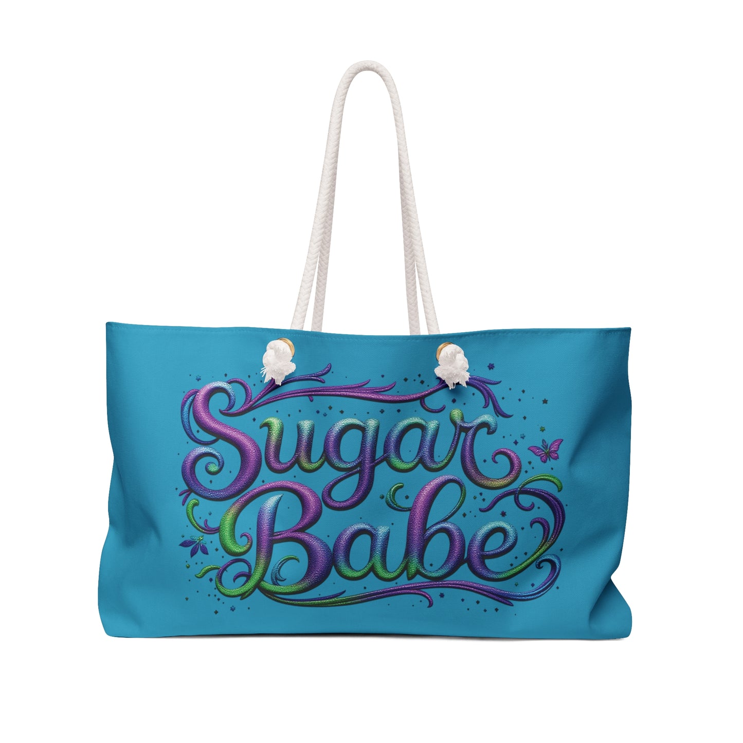 Vibrant Sugar Babe Weekender Bag - Travel Tote, Weekend Getaway Bag, Stylish Gym Bag, Beach Bag, Perfect Gift for Her