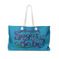 Vibrant Sugar Babe Weekender Bag - Travel Tote, Weekend Getaway Bag, Stylish Gym Bag, Beach Bag, Perfect Gift for Her