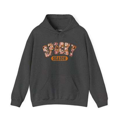Spooky Season Unisex Hooded Sweatshirt, Casual Wear, Gifts for Athletes, Cozy Streetwear, Sports Lover Apparel, Fall Fashion