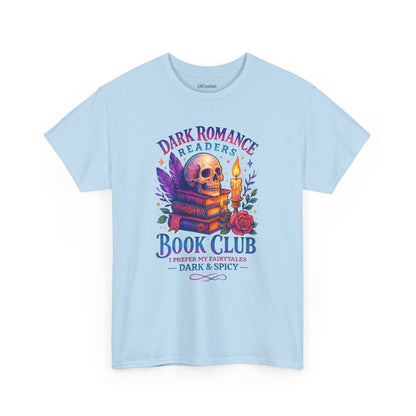Dark Romance Book Club Tee, Unisex Cotton Graphic Tee, Ideal Gift for Readers, Cozy Bookworm Apparel, Great for Book Lovers, Nerdy T-Shirt