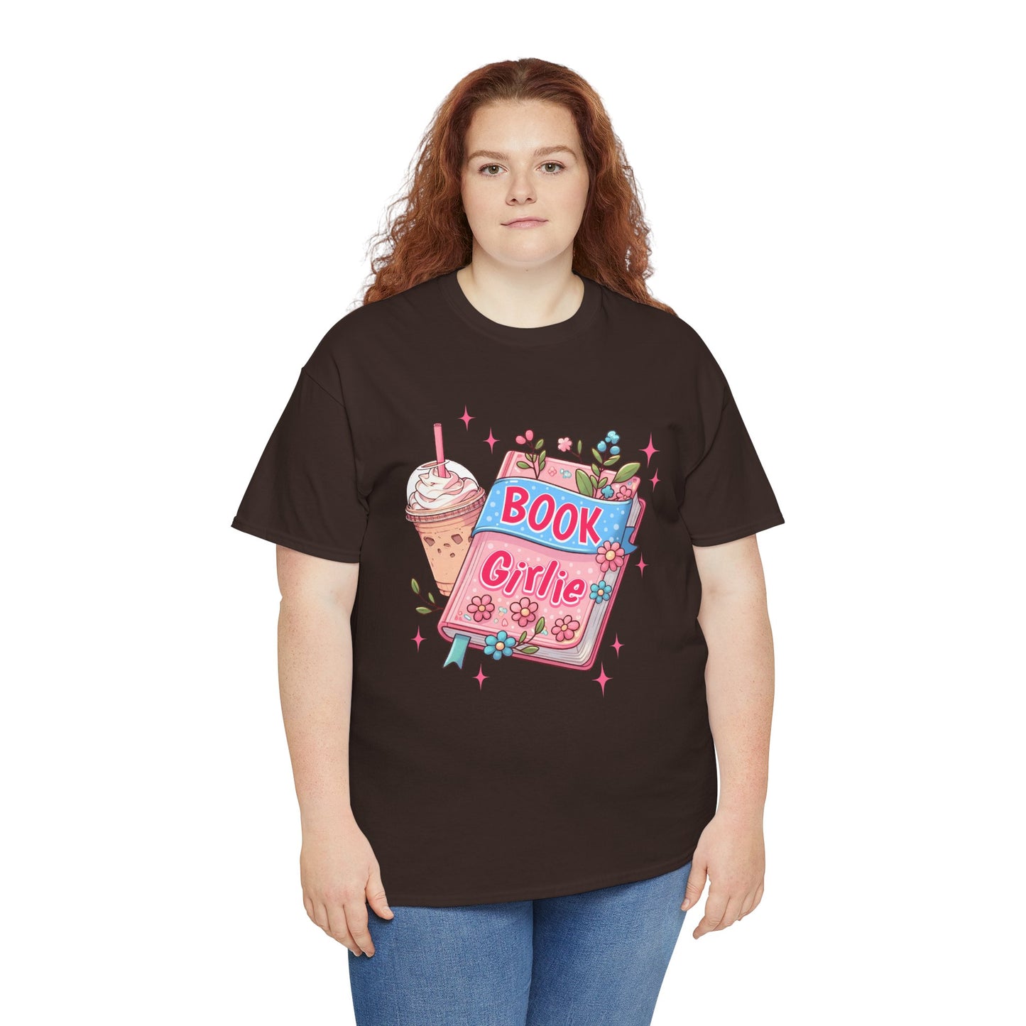 Cute Bookish Girlie Tee - Perfect for Readers, Gifts, Summer Fun, Book Club Shirts, Casual Wear