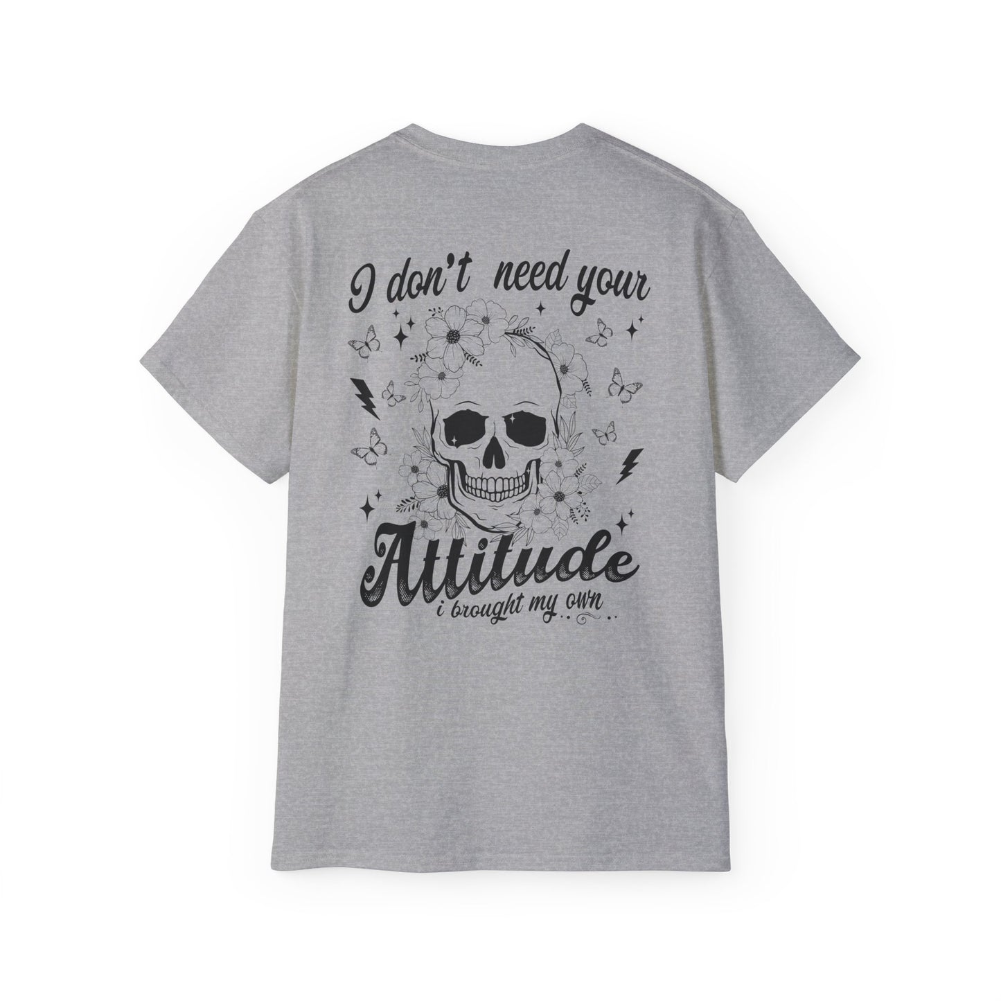 Stylish Attitude Tee with Skull Design, Perfect Gift for Friends, Great for Casual Outings, Attitude T-Shirt, Unisex Graphic Tee, [...]