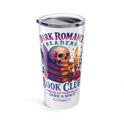 Boho Tumbler 20oz - Dark Romance Book Club Travel Mug, Gift for Readers, Literary Lovers, Unique Drinkware, Cozy Vibes