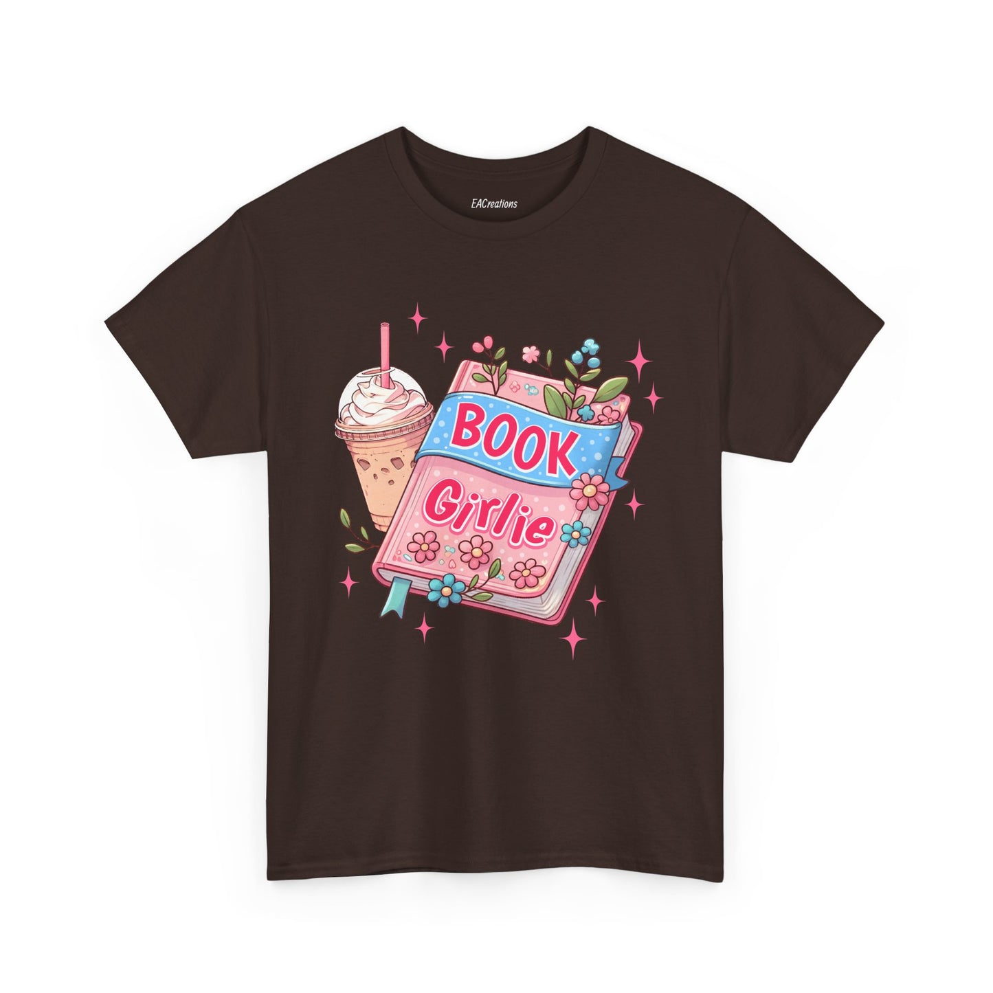 Cute Bookish Girlie Tee - Perfect for Readers, Gifts, Summer Fun, Book Club Shirts, Casual Wear