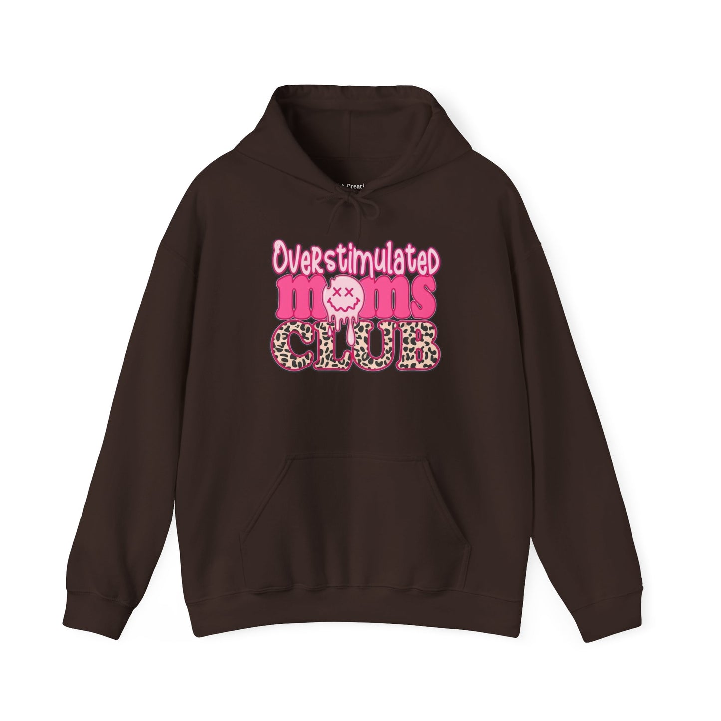 Overstimulated Moms Club Hoodie, Cozy Parenthood Sweatshirt, Gifts for Moms, Relaxation Wear, Fun Mom Apparel, Baby Shower Gift