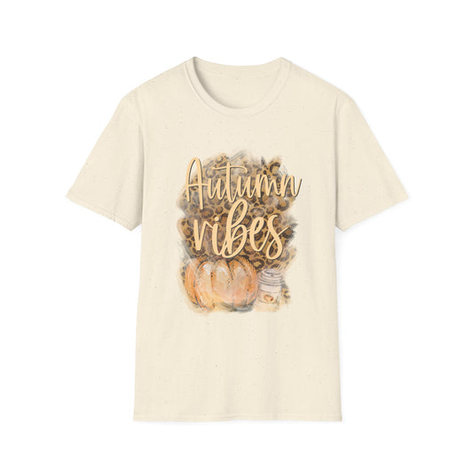 Autumn Vibes Unisex T-Shirt | Fall Fashion, Harvest Tee, Cozy Outfit, Seasonal Apparel, Gift for Thanksgiving