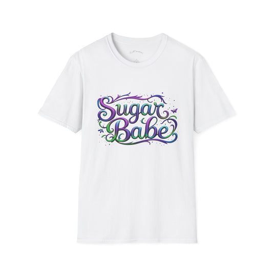 Sugar Babe Unisex Softstyle T-Shirt, Cute Graphic Tee, Casual Wear, Gift for Her, Spring Fashion, Trendy Top