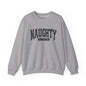 Naughty but Nice Sweatshirt, Cozy Crewneck, Fun Gift for Friends, Casual Wear, Holiday Cheer, Perfect for Parties