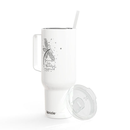 Engraved Dragonfly Insulated Tumbler, 40oz - Perfect For Gifts, Summer BBQs, and Outdoor Adventures