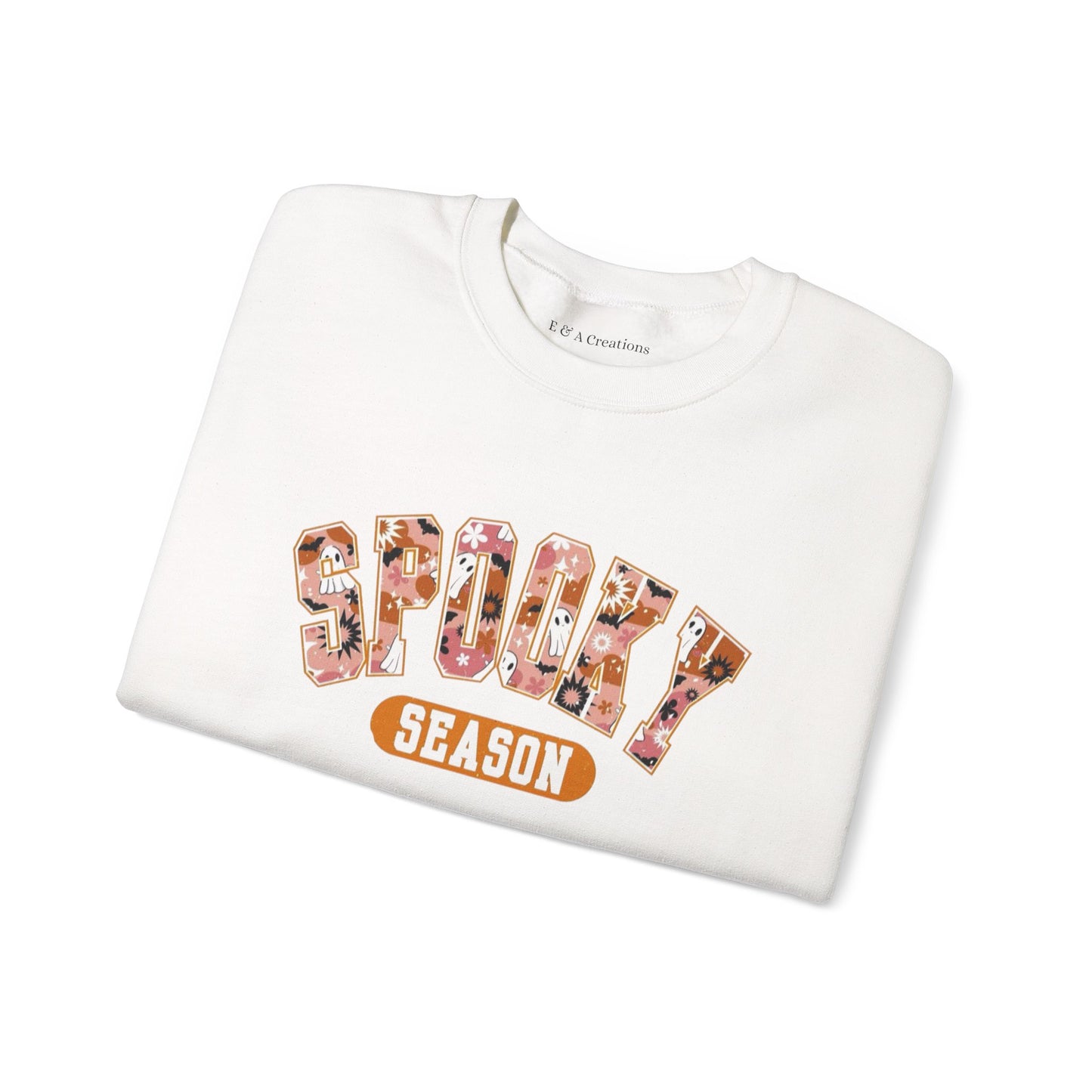 Spooky Season Crewneck Sweatshirt, Halloween Apparel, Cozy Unisex Sweatshirt, Fall Fashion, Halloween Gift