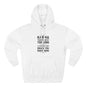 Karma Humor Fleece Hoodie, Funny Sweatshirt for Gift, Cozy Casual Wear, Perfect for Friends, Ideal for Birthdays, Holidays