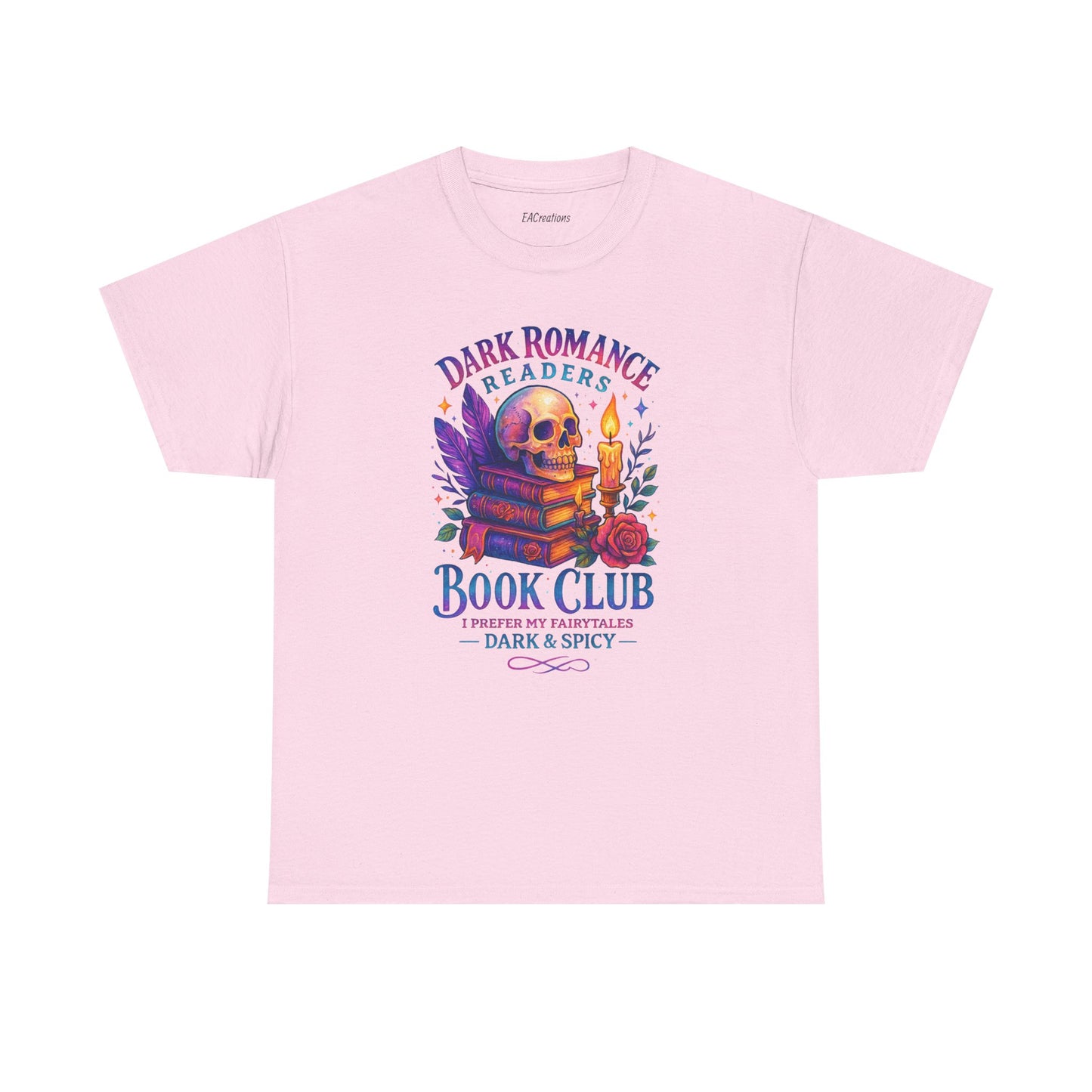 Dark Romance Book Club Tee, Unisex Cotton Graphic Tee, Ideal Gift for Readers, Cozy Bookworm Apparel, Great for Book Lovers, Nerdy T-Shirt