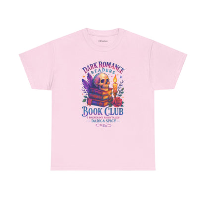 Dark Romance Book Club Tee, Unisex Cotton Graphic Tee, Ideal Gift for Readers, Cozy Bookworm Apparel, Great for Book Lovers, Nerdy T-Shirt