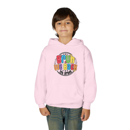 Colorful 1st Grade Hooded Sweatshirt, Back to School Gift, Youth Sweatshirt, Cheerful Hoodie for Kids, Fun Kids Apparel, Birthday Gift