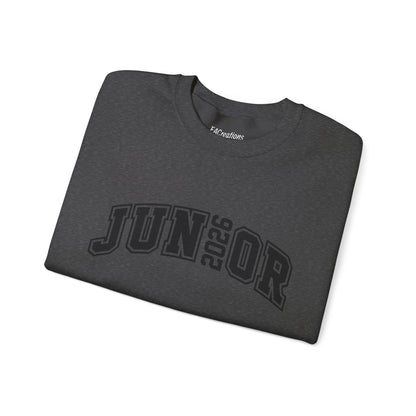 Junior 2026 Crewneck Sweatshirt | Trendy Unisex Gift for Graduates | Cozy Casual Wear | Class of 2026 Apparel | Back to School Fashion